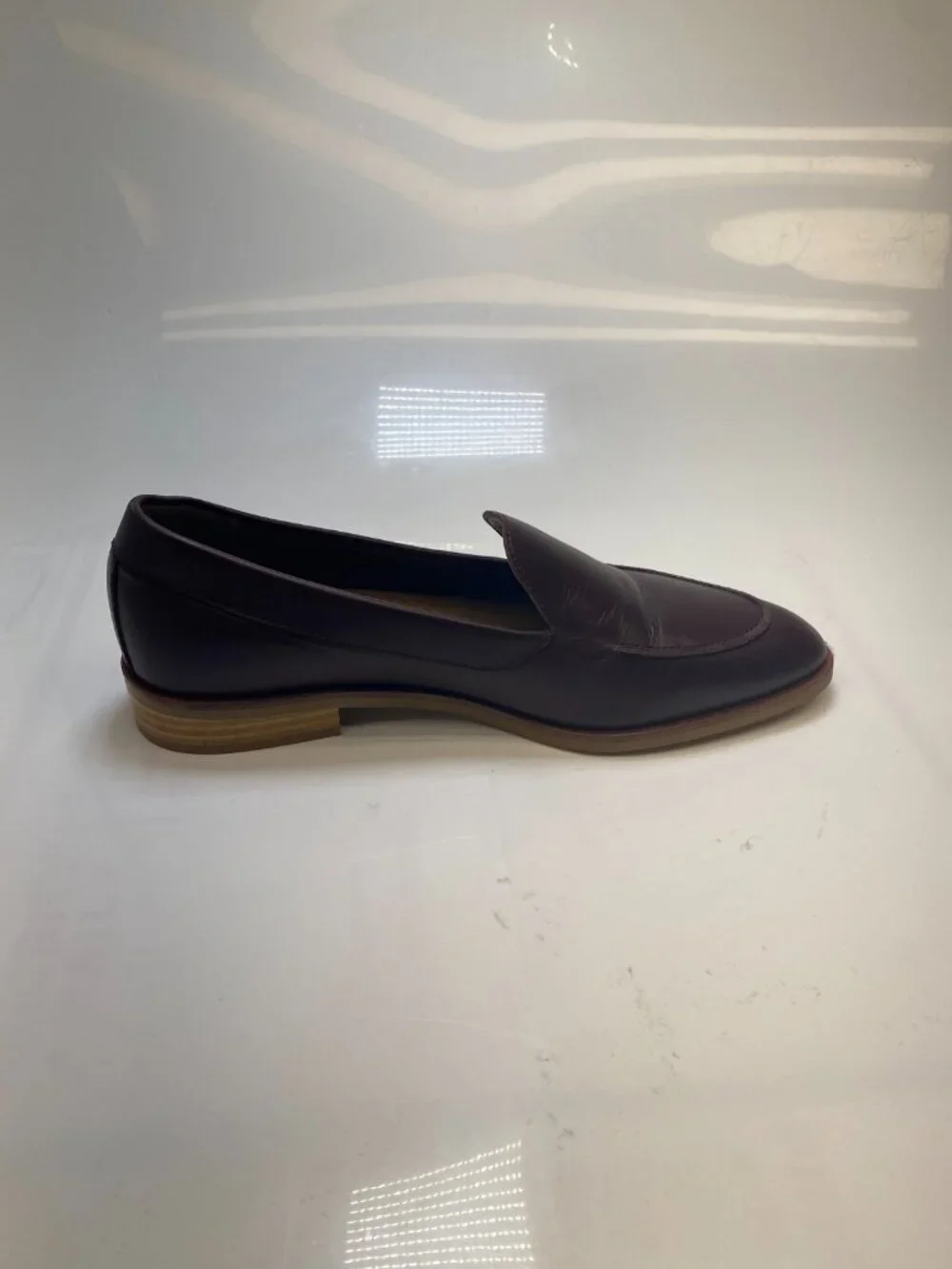 Everlane Women's Modern Leather Burgundy Loafer Sz 7.5